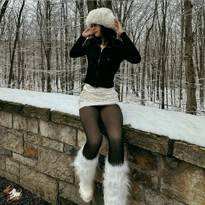 Trending Warm Semi Transparent Thermal Stockings